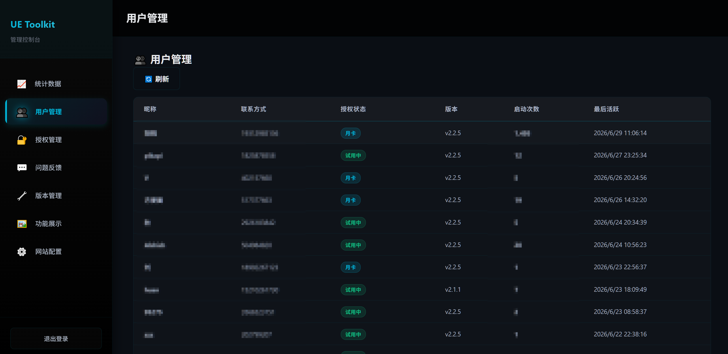 UE Toolkit 付费记录截图